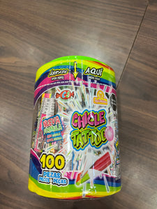 Delicias Chicle tattoo 100 Pzas