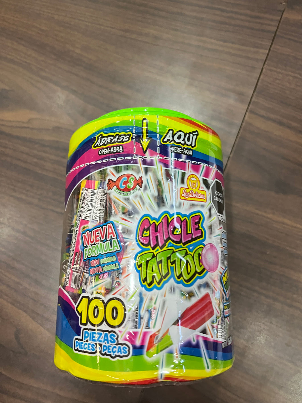 Delicias Chicle tattoo 100 Pzas