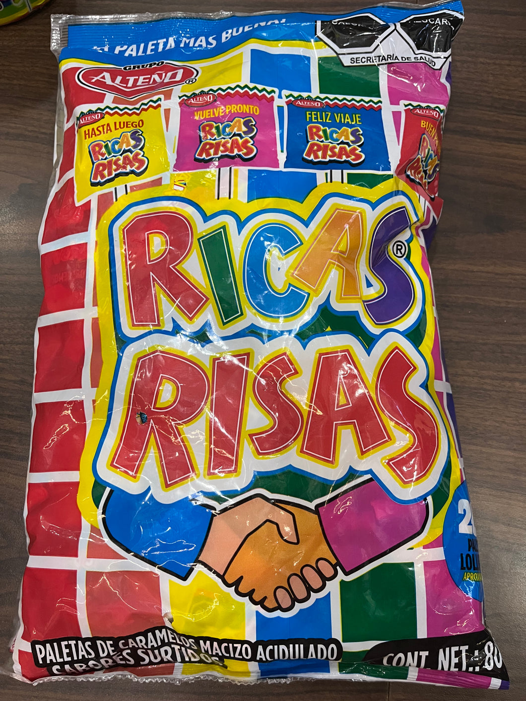 Alteño Ricas Risas paletas 200 pzas