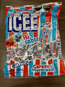 Canels Icee paletas bi sabor 38 pzas