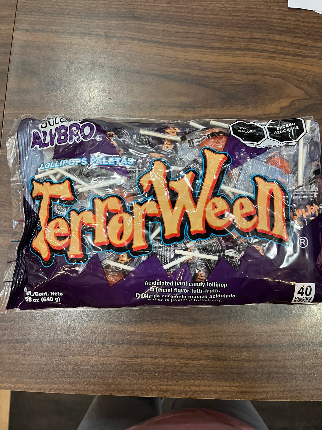 Alvbro terrorween 40 pzas