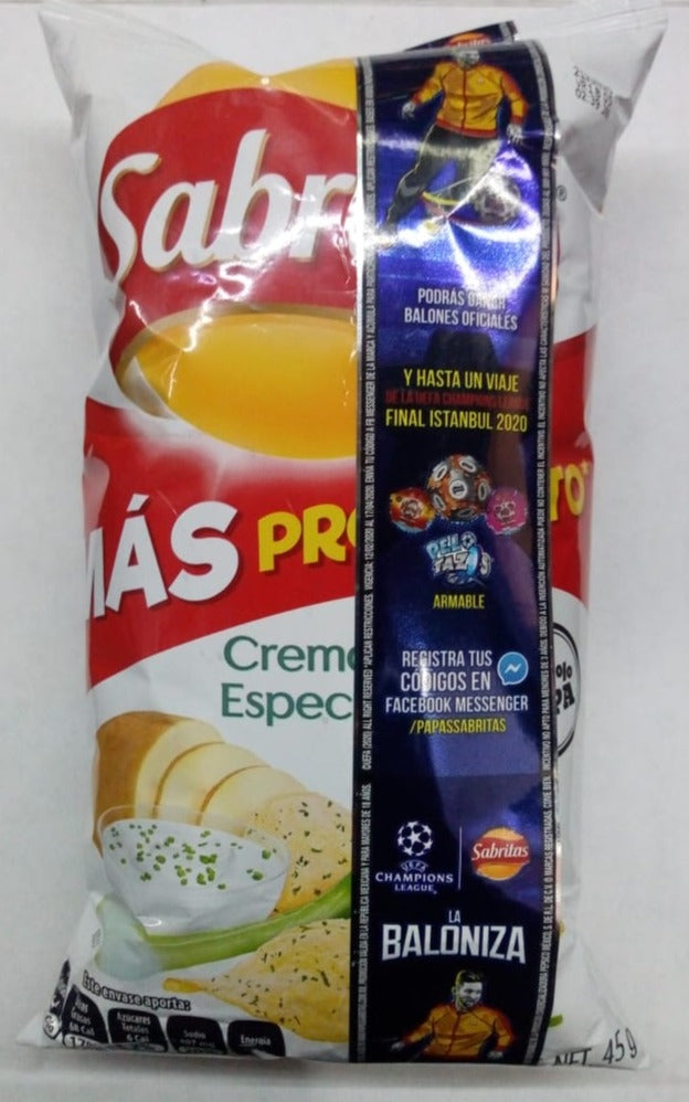 Sabritas Crema y Especias 45g