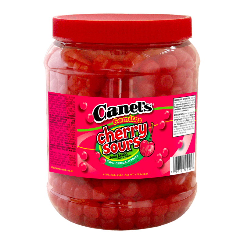 Canels Vitrolero Jelly Beans CHERRY SOUR 1.5 Kg