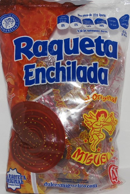 Miguelito RAQUETA Enchilada 40 Pzas