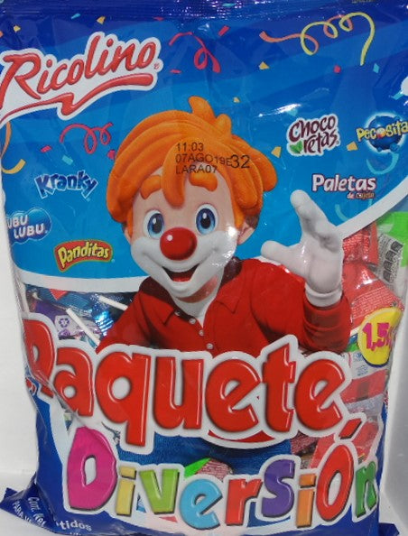 Ricolino Surtido Piñata Paquete Diversión 1.5kg – Central Dulcera©