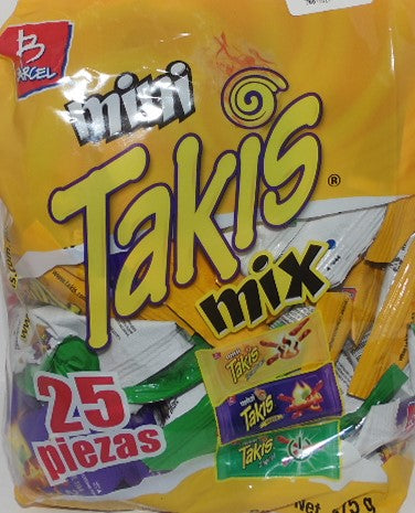 Takis Mini Mix 25 pzs