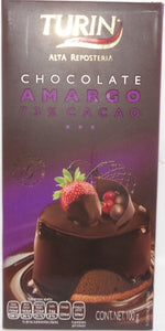 Turín Tablilla Chocolate Amargo 70% Cacao 100g