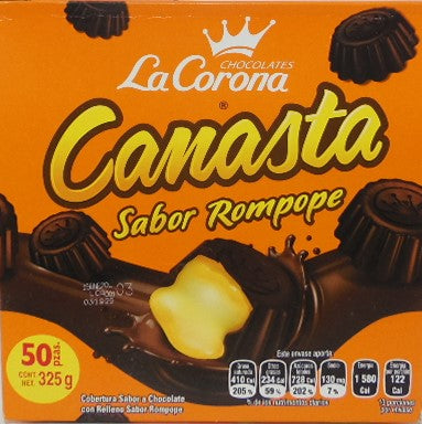 Corona Canasta Rompope 50 Pzas