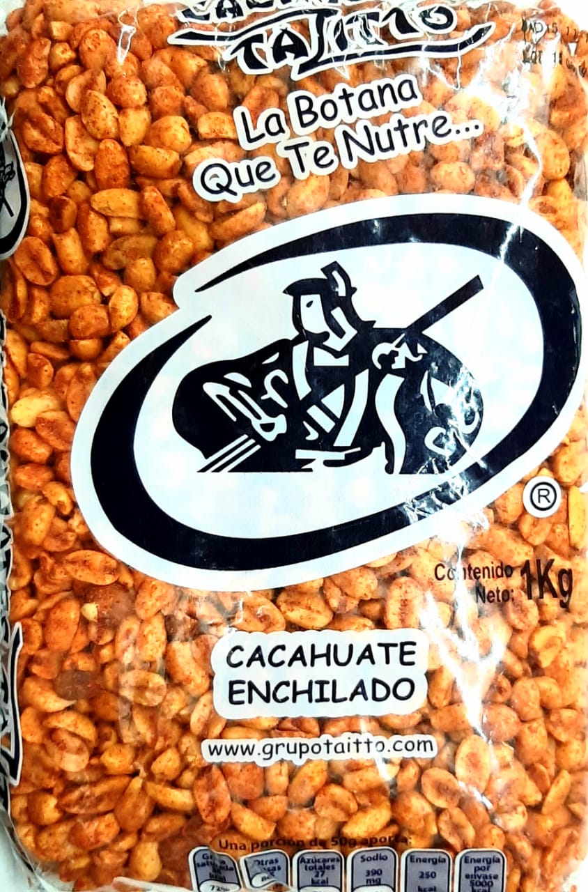 Taitto  Cacahuate Pelado Enchilado 1kg