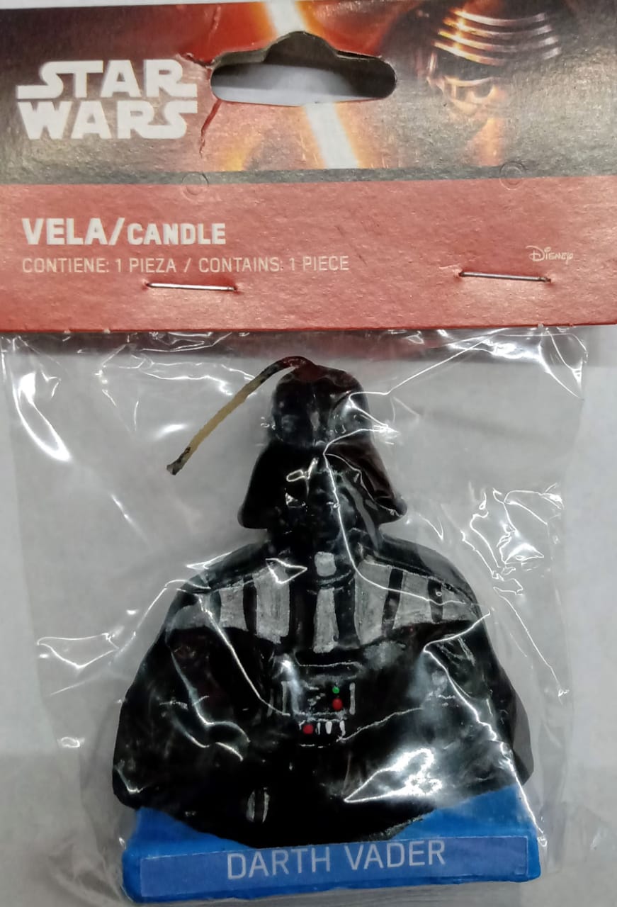 Vela Dark Vader 1 pza